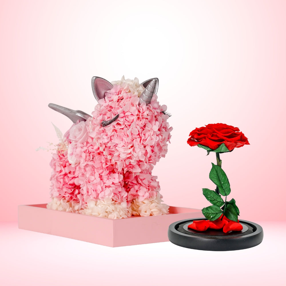 Preserved Flower Dome & Display