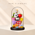 Panda Apple of Blessings Preserved Flowers