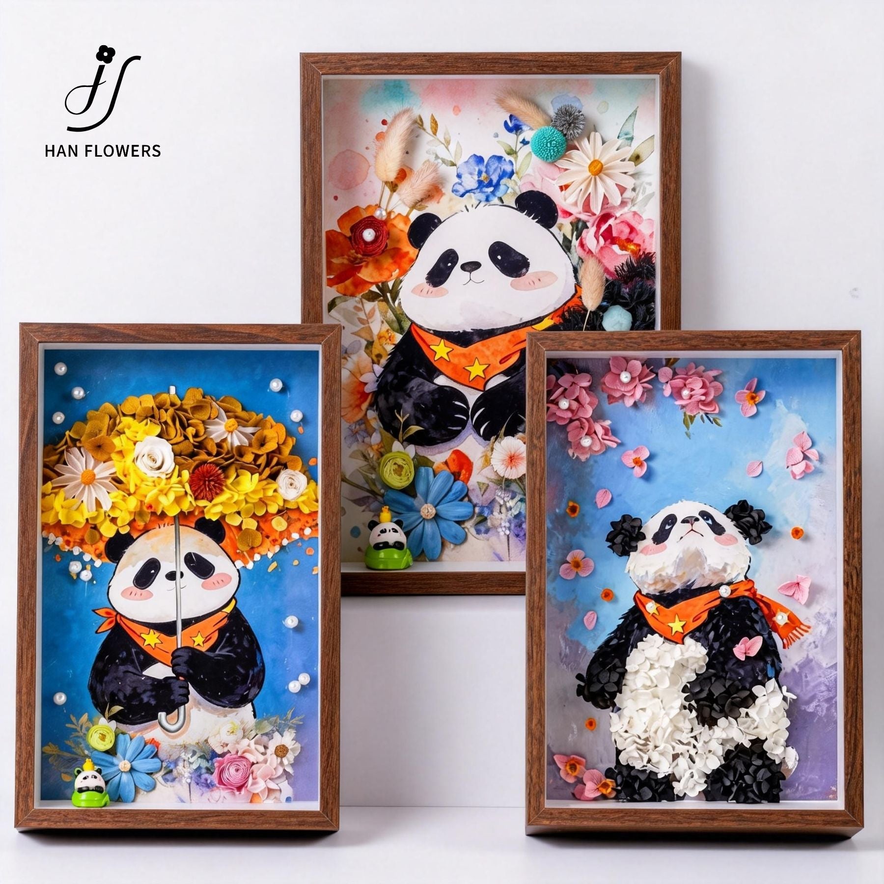 Preserved Flower Photo Frame