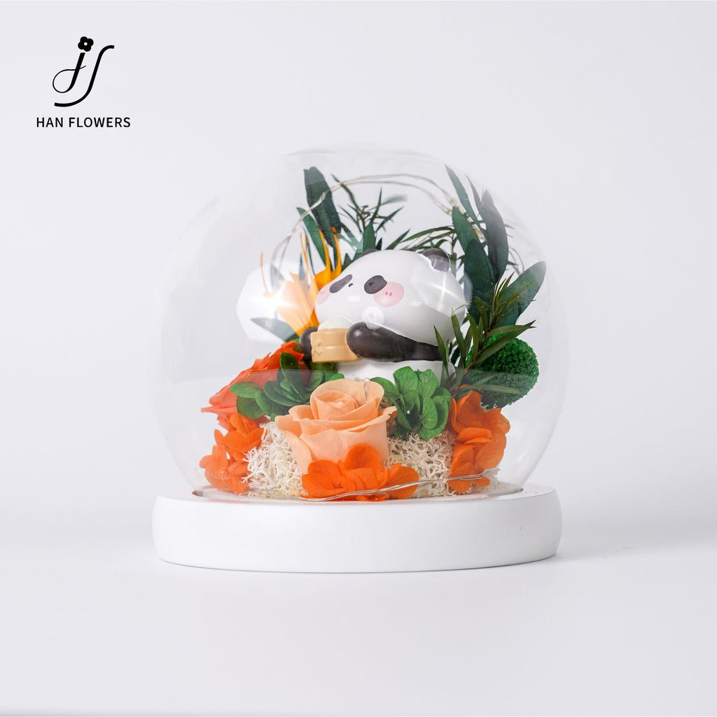 Chinese Food Style Soup Dumpling Panda ( LED Light )