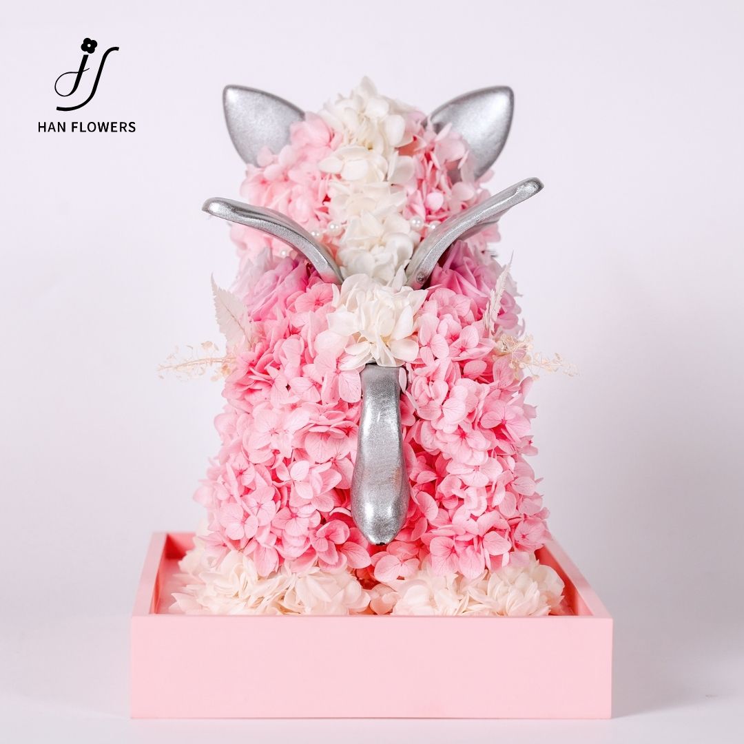 Pink Unicorn Preserved Flower