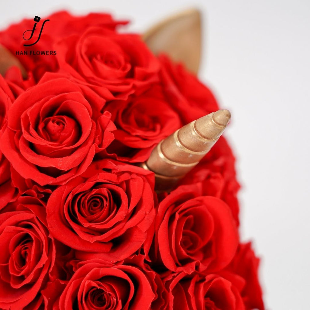 Red Unicorn Preserved Roses