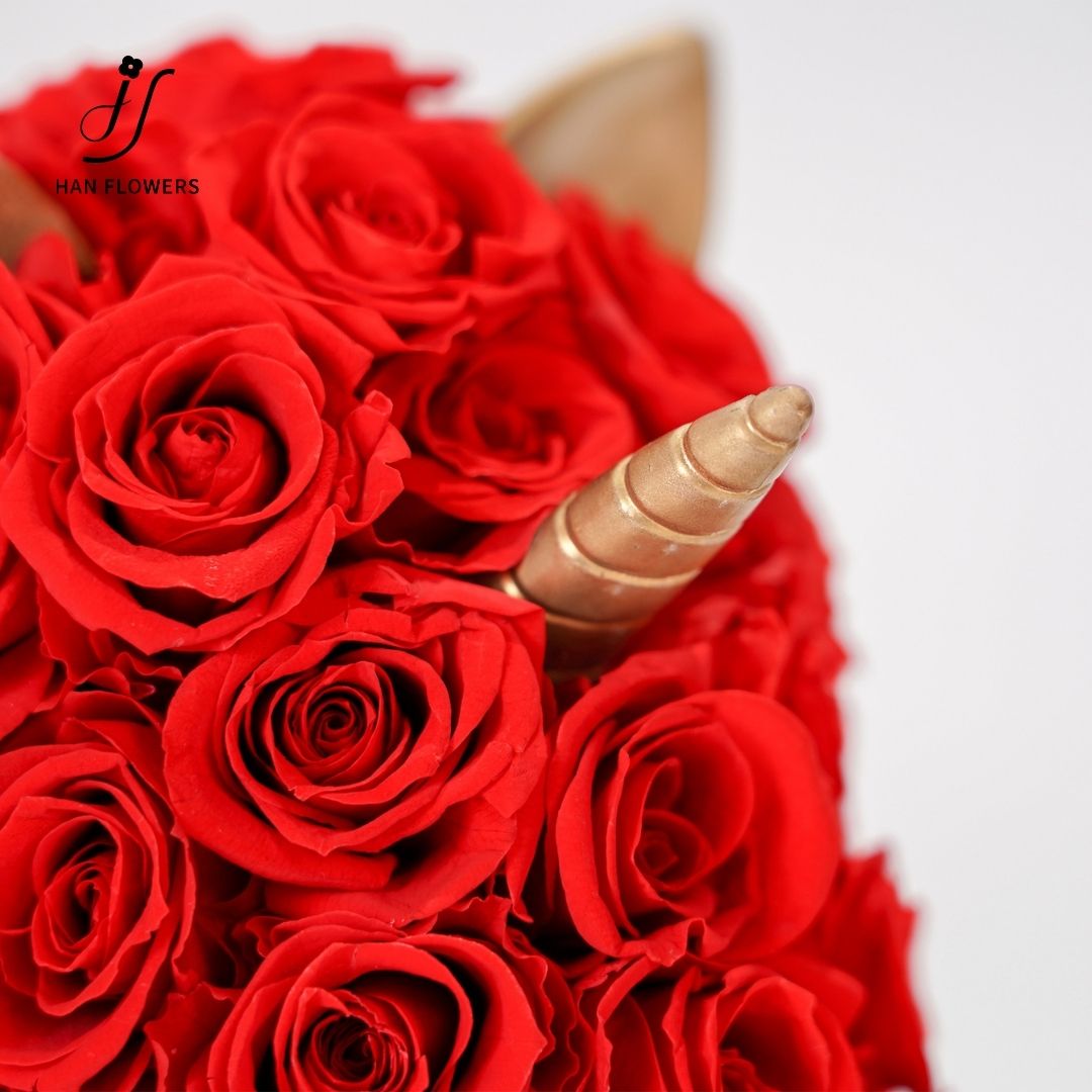 Red Unicorn Preserved Roses