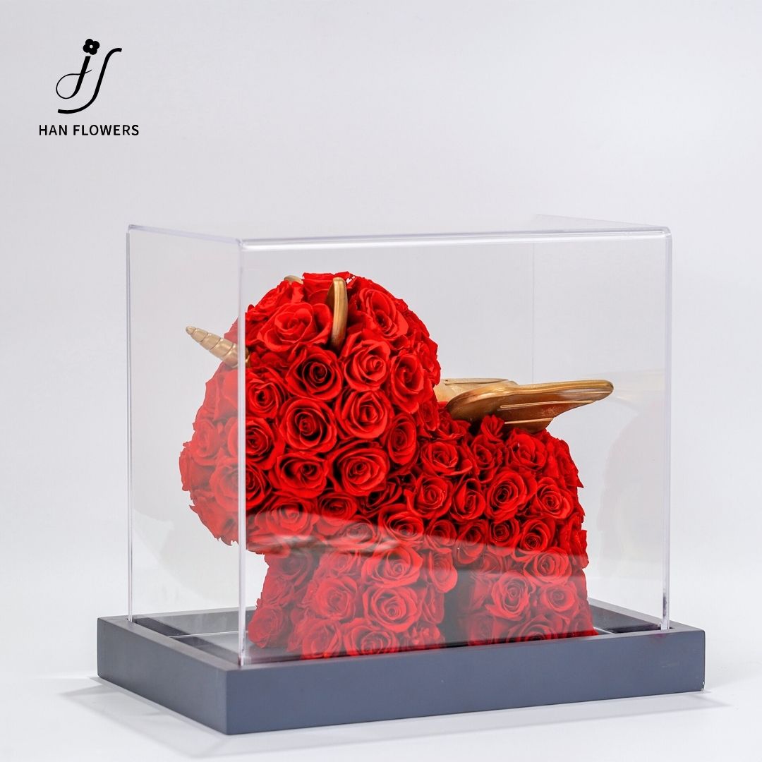 Red Unicorn Preserved Roses