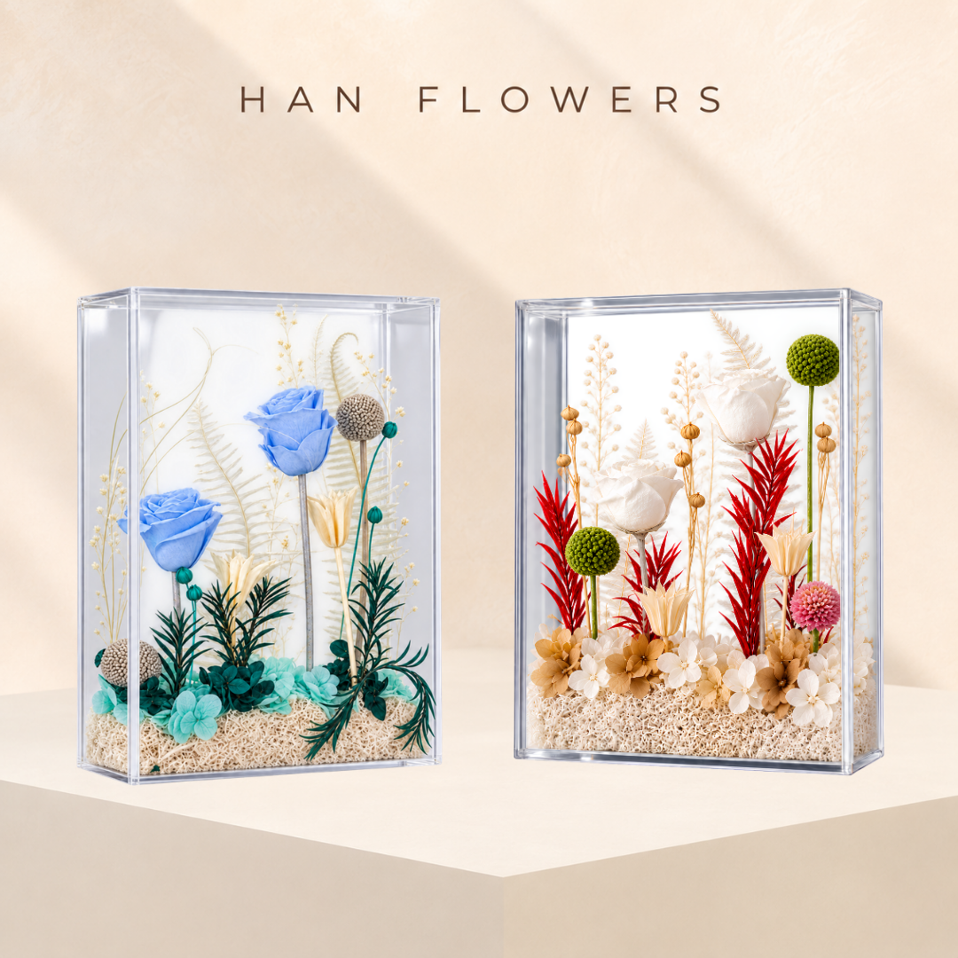 Minimalist Preserved Flower Display Box