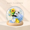Carefree Panda Sunflower LED Gift