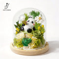 Preserved Flower Peaceful Panda