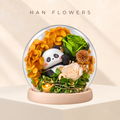 Fortune Panda Preserved Flowers with LED