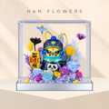 Blue Bian Lian Panda Preserved Flowers