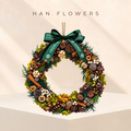 Nature Style Preserved Christmas Wreath