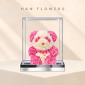 Pink Panda Preserved Roses