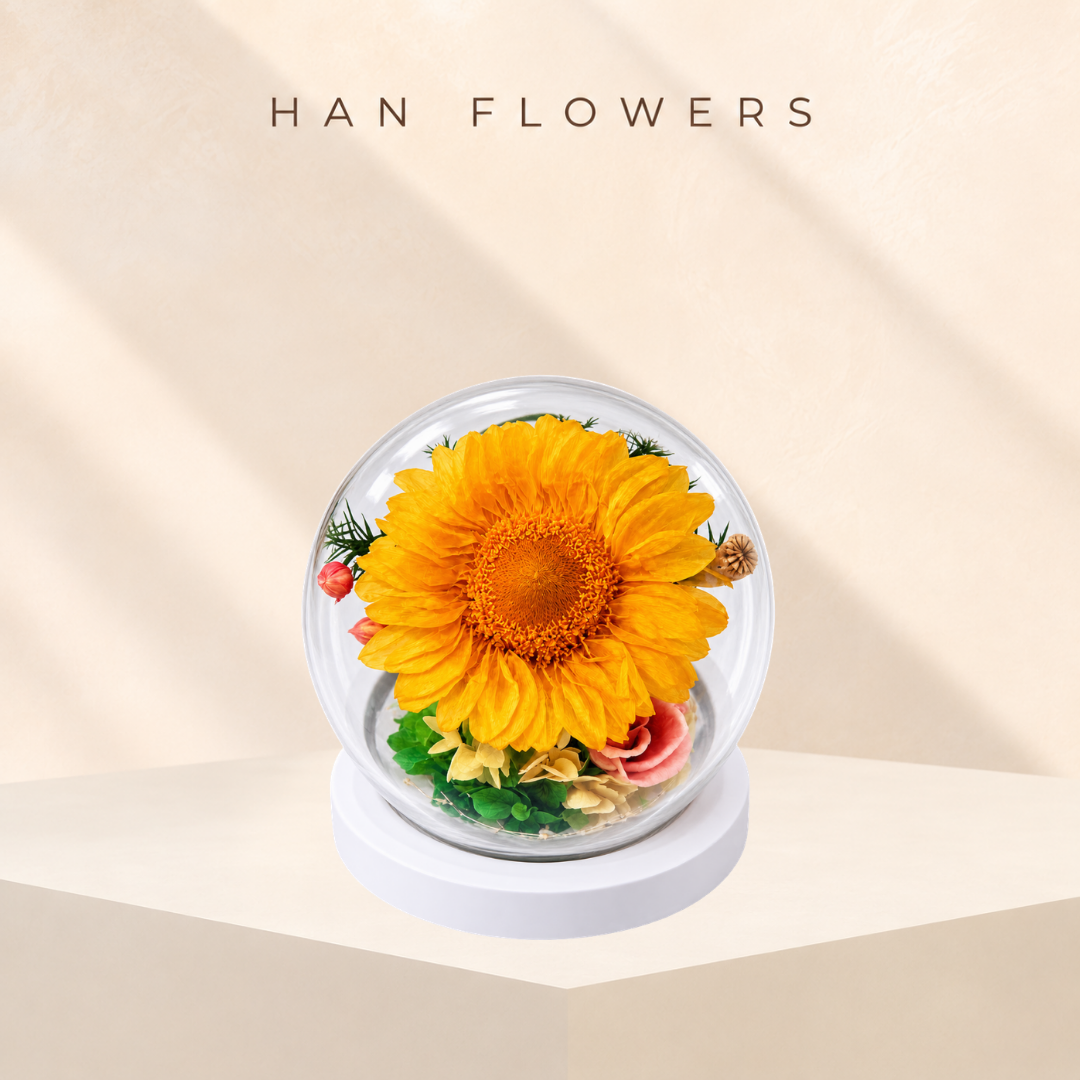 Golden Dream Sunflower Globe