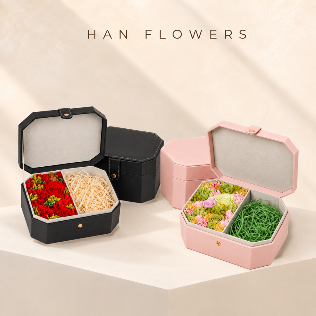 Gift Box with Preserved Roses