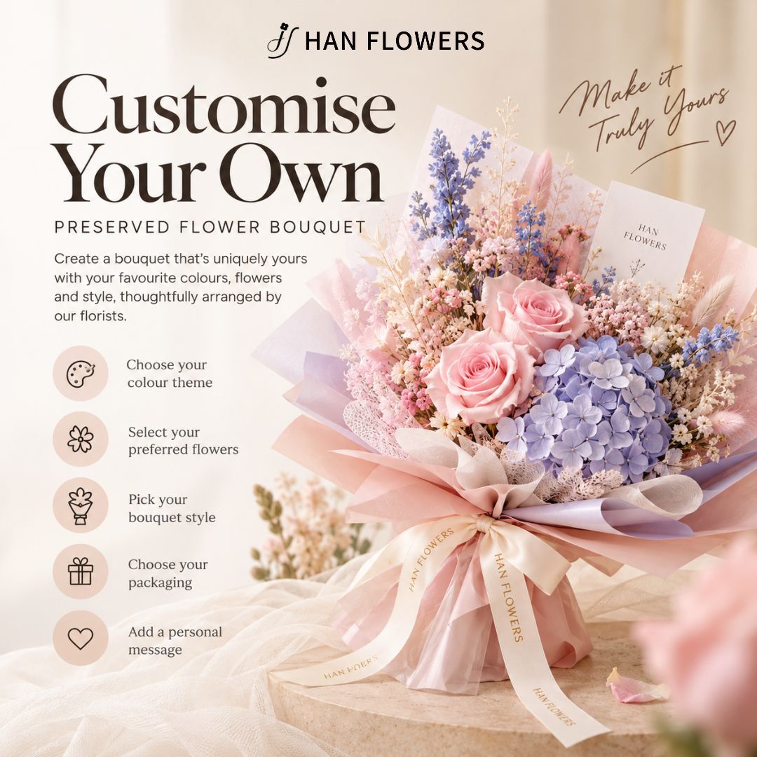 Customise Your Own Preserved Flower Bouquet