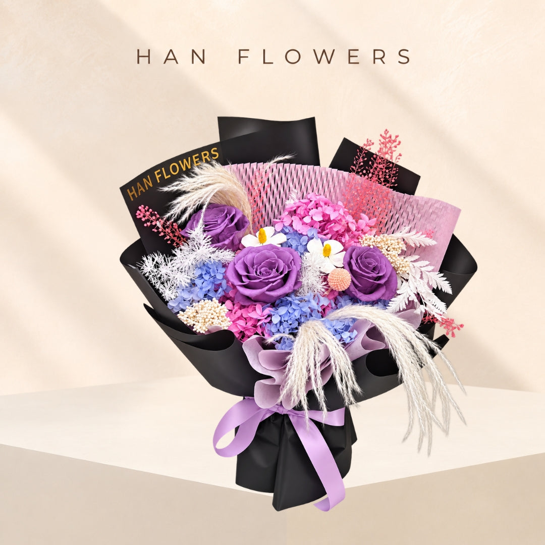 Violet Luxe Preserved Bouquet (S)