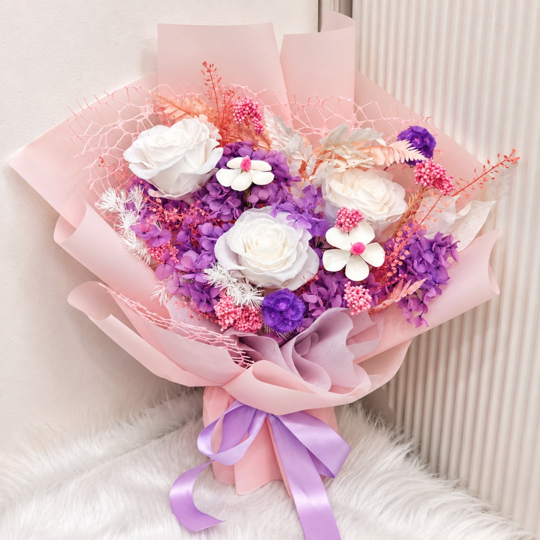 Lavender Bloom Preserved Bouquet (S)