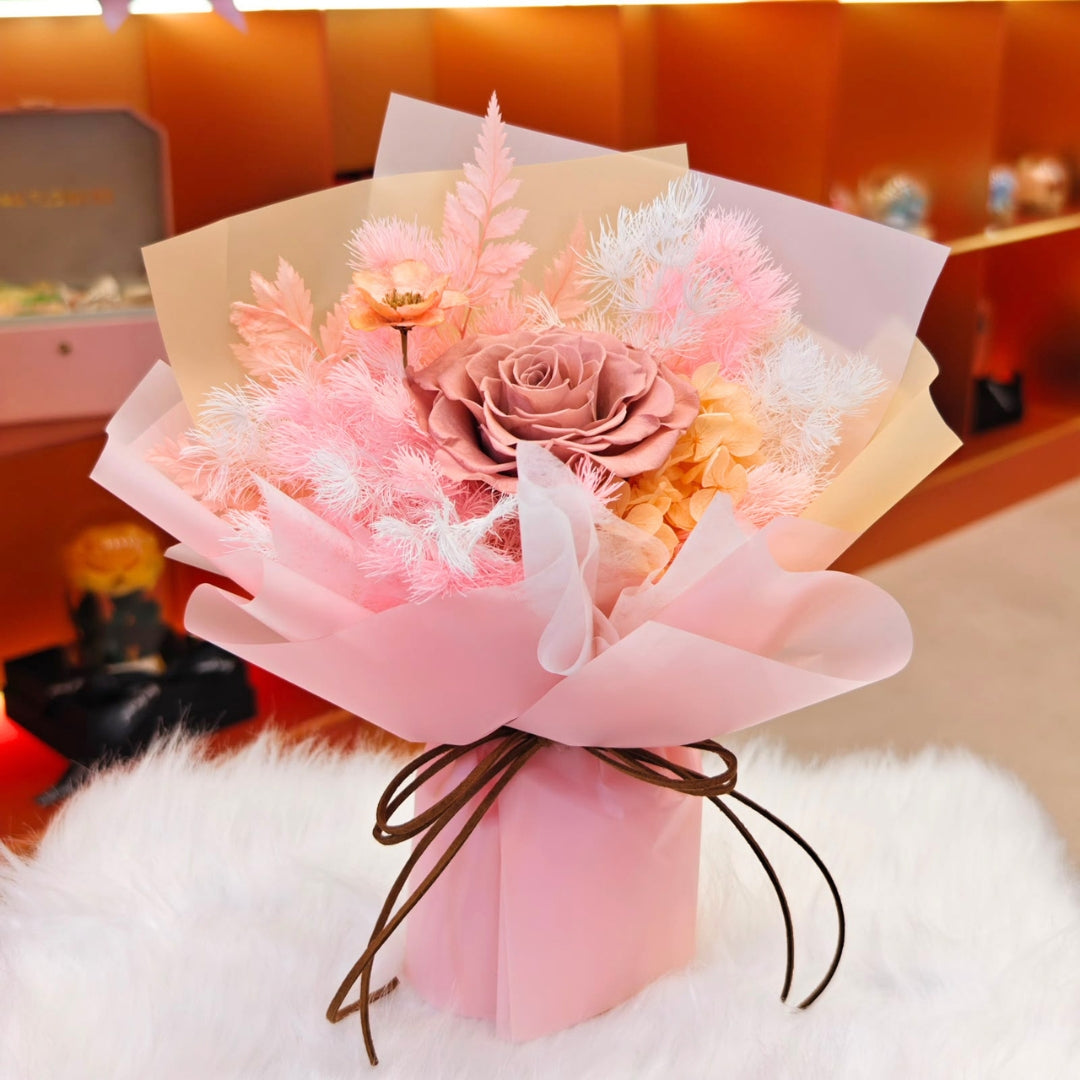 Dusty Pink Reverie Preserved Bouquet (XS)