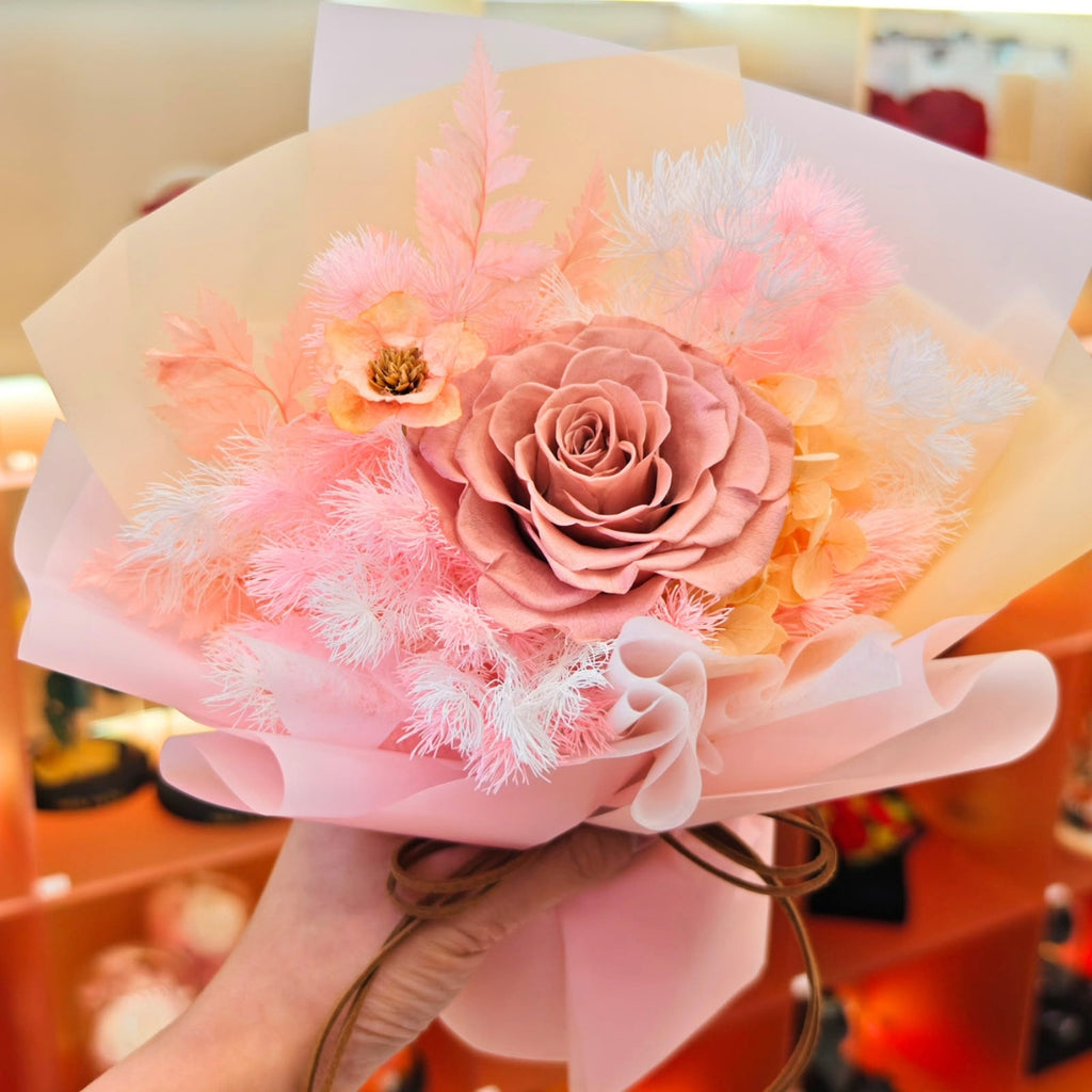 Dusty Pink Reverie Preserved Bouquet (XS)