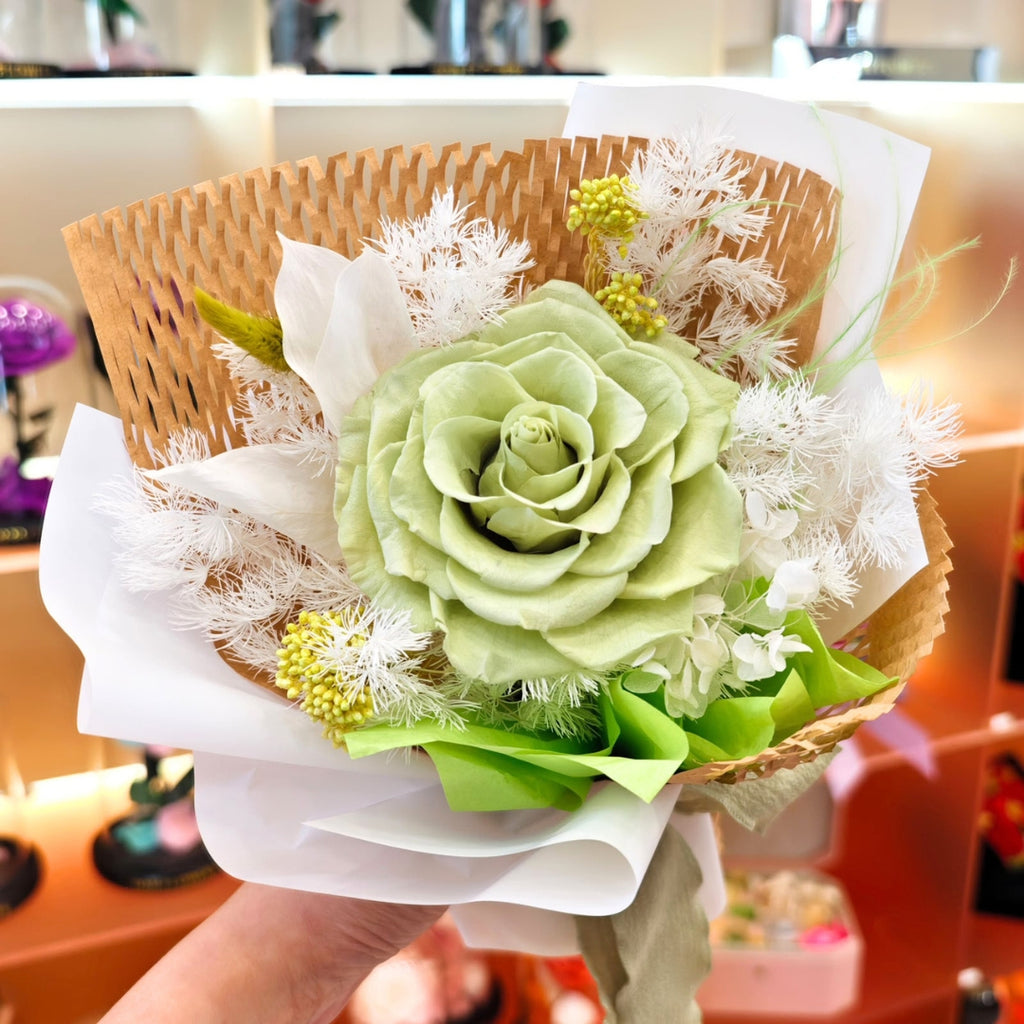 Jade Serenity Preserved Bouquet (XS)