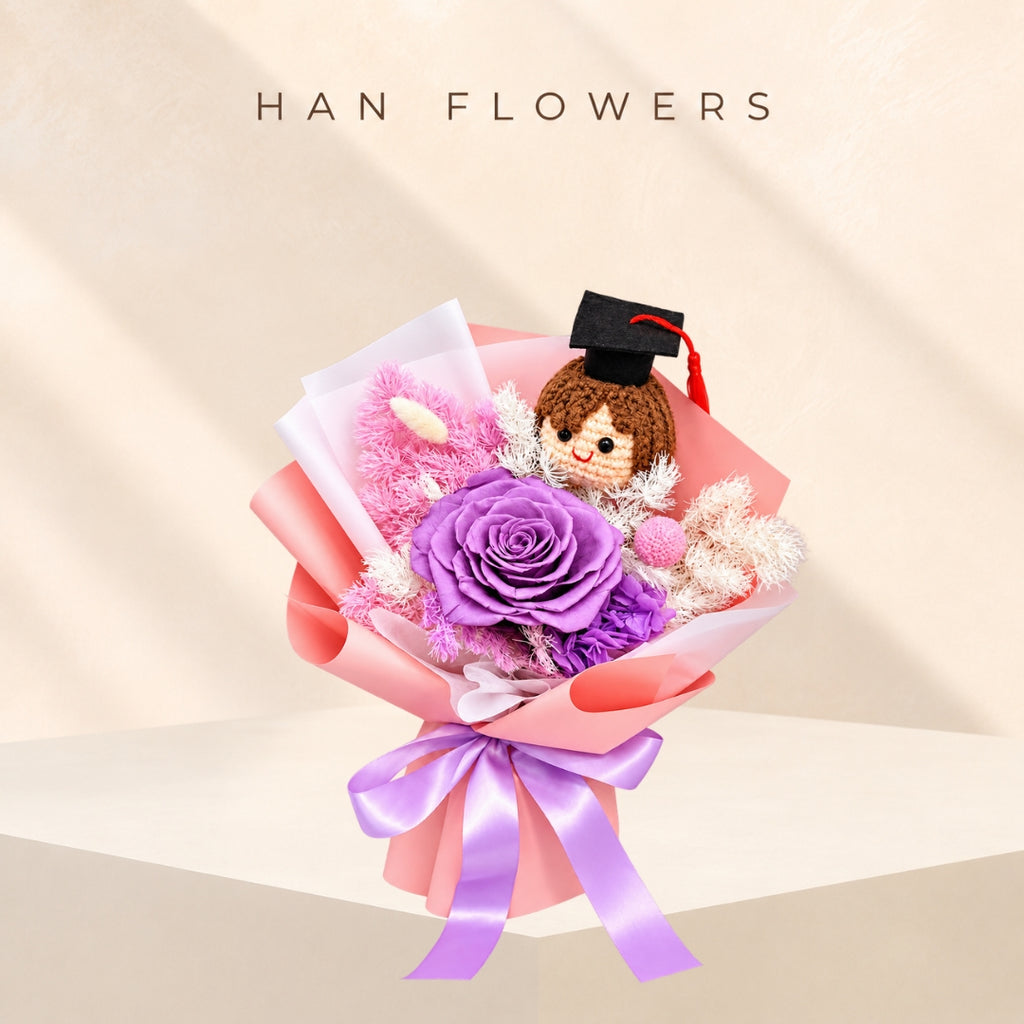 Amethyst Horizons Graduation Bouquet (XS)