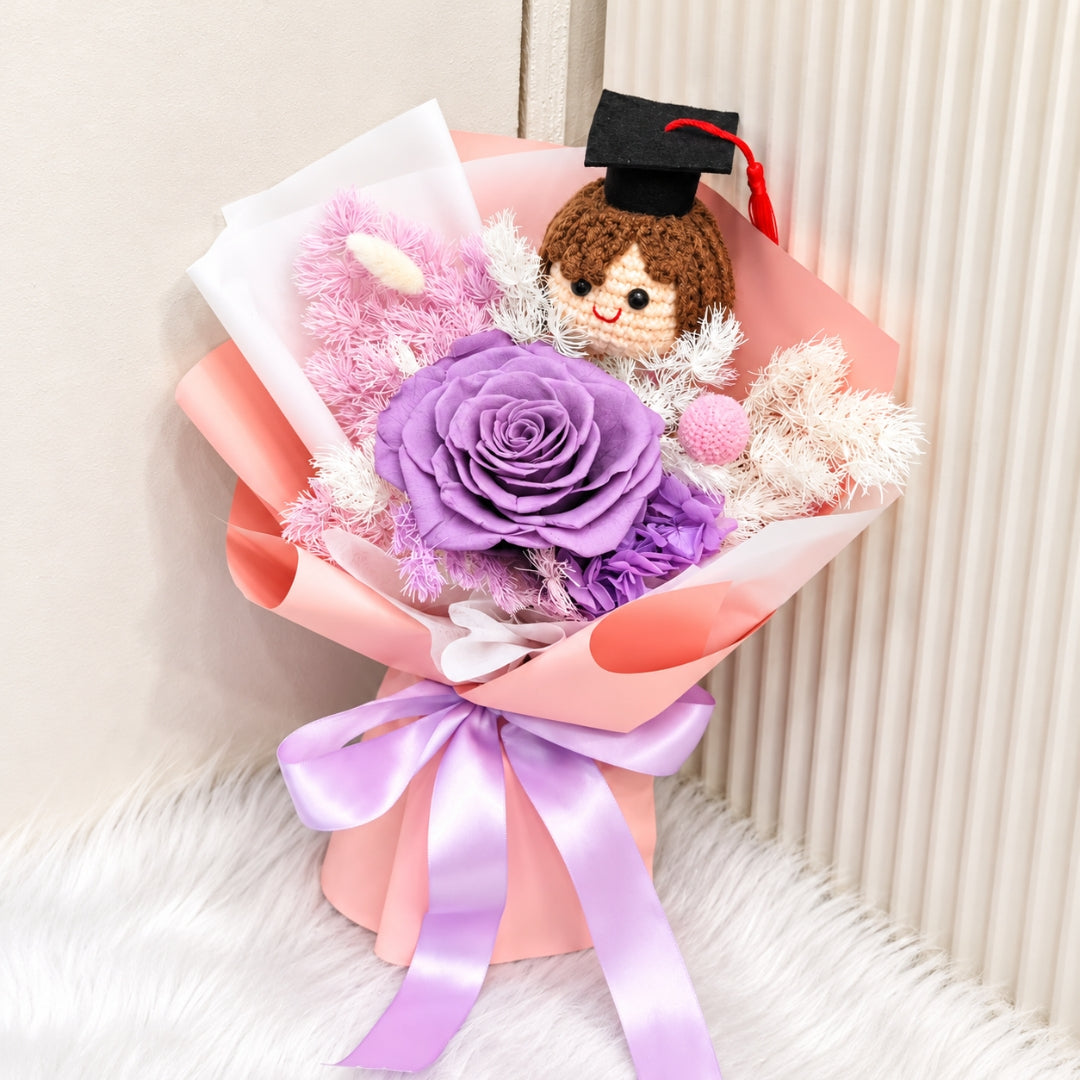 Amethyst Horizons Graduation Bouquet (XS)