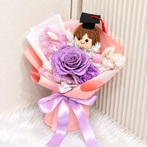 Amethyst Horizons Graduation Bouquet (XS)
