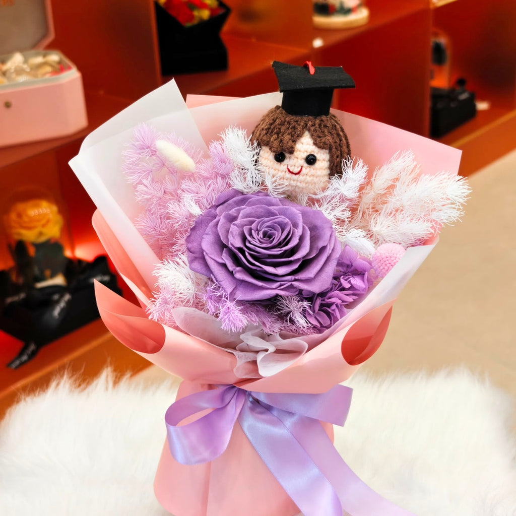 Amethyst Horizons Graduation Bouquet (XS)