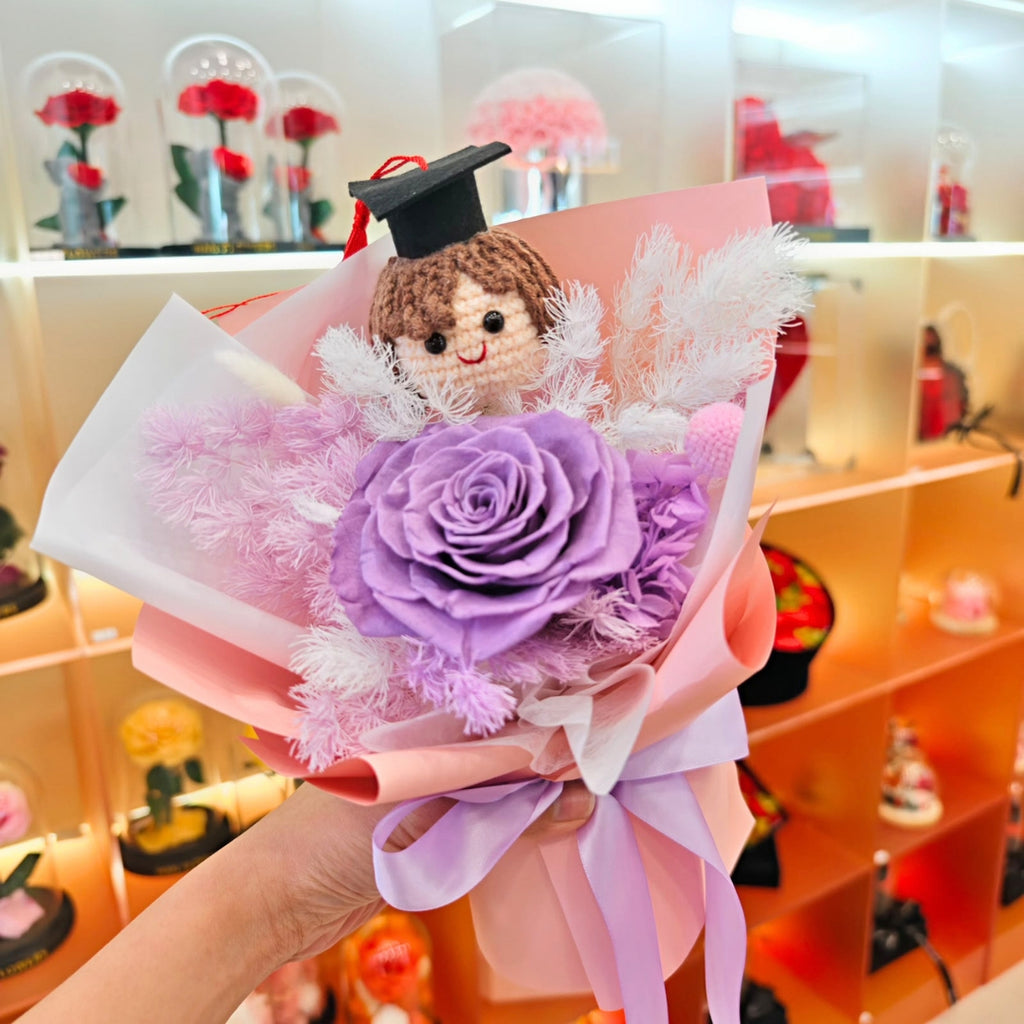 Amethyst Horizons Graduation Bouquet (XS)