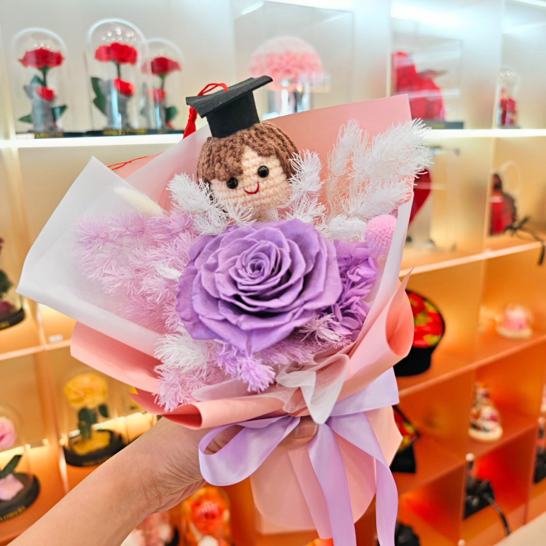Amethyst Horizons Graduation Bouquet (XS)