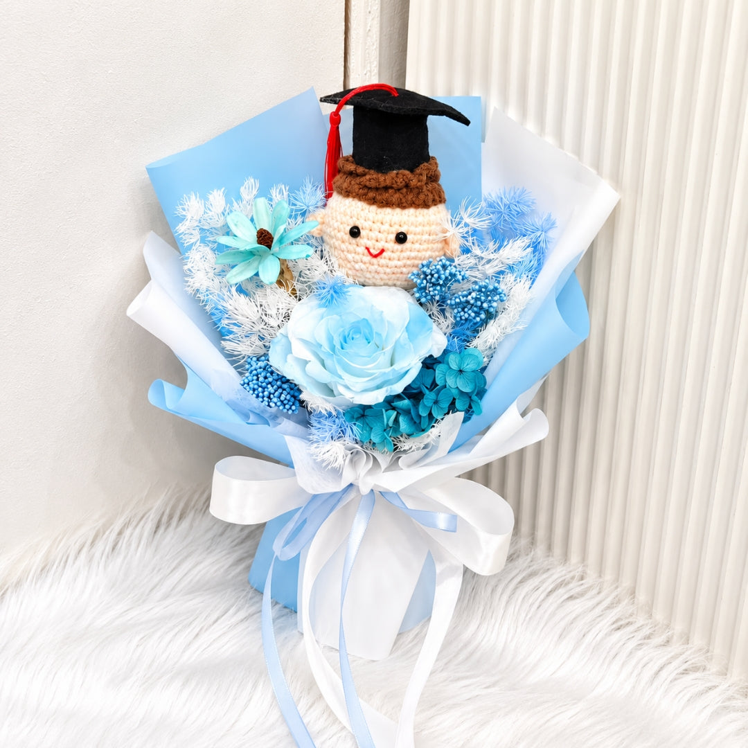 Blue Horizons Graduation Bouquet (XS)