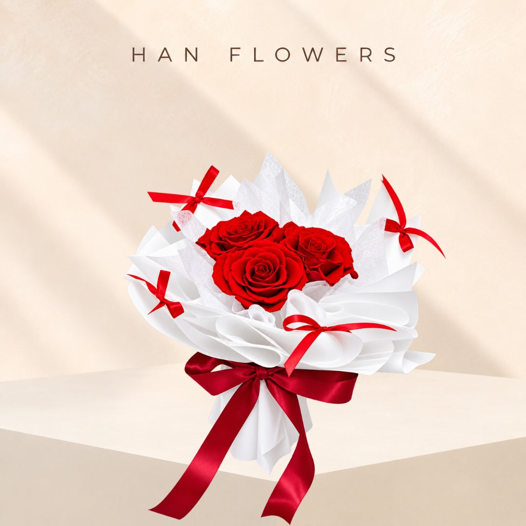Scarlet Devotion Preserved Bouquet (XS)
