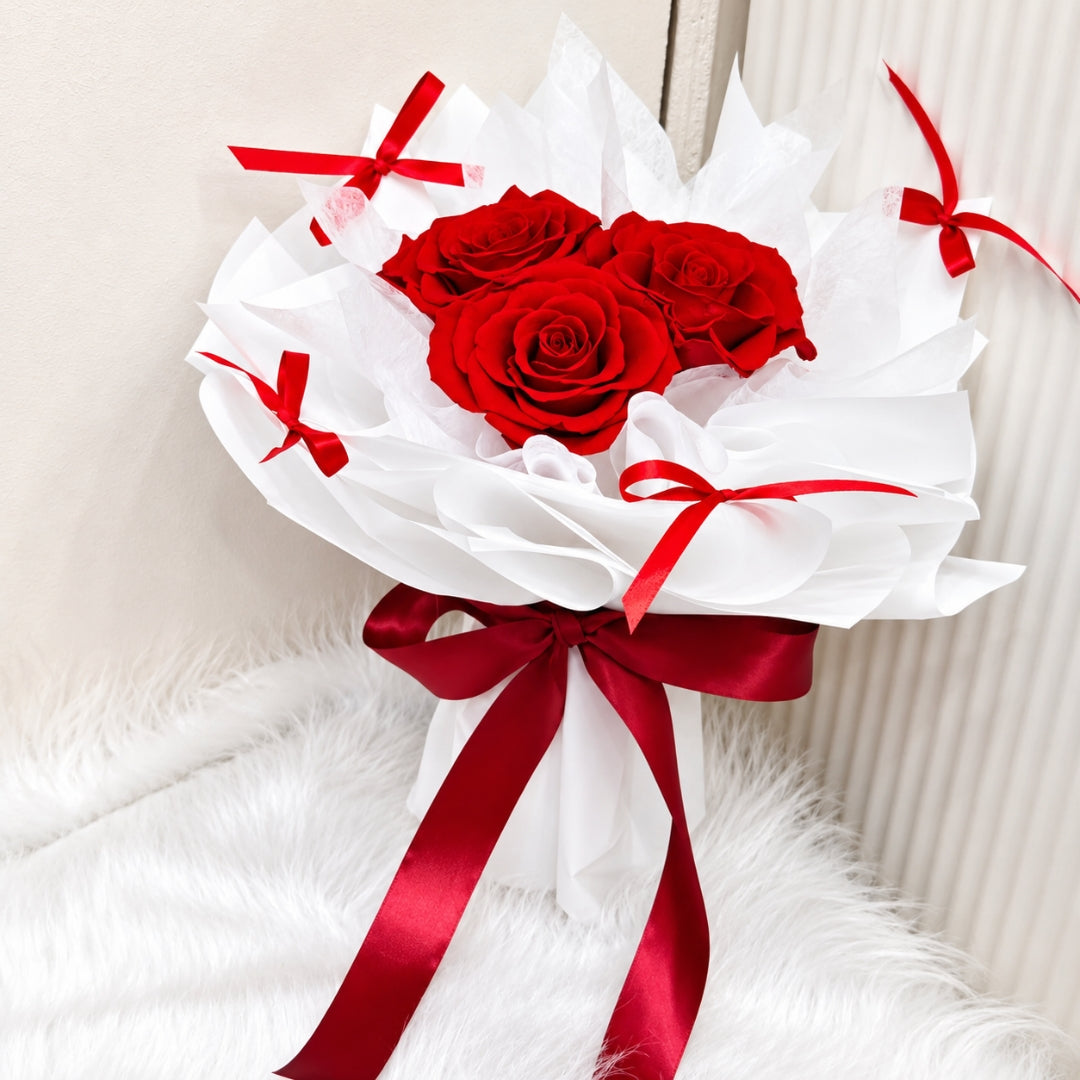 Scarlet Devotion Preserved Bouquet (XS)
