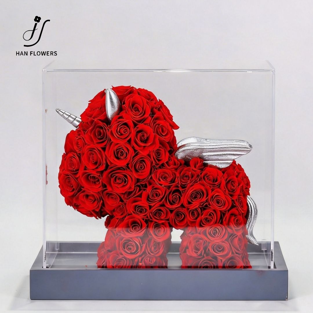Red Unicorn Preserved Roses