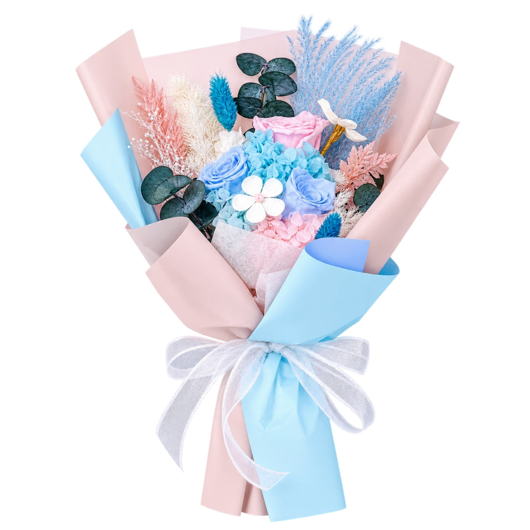Pastel Reverie Preserved Flower Bouquet