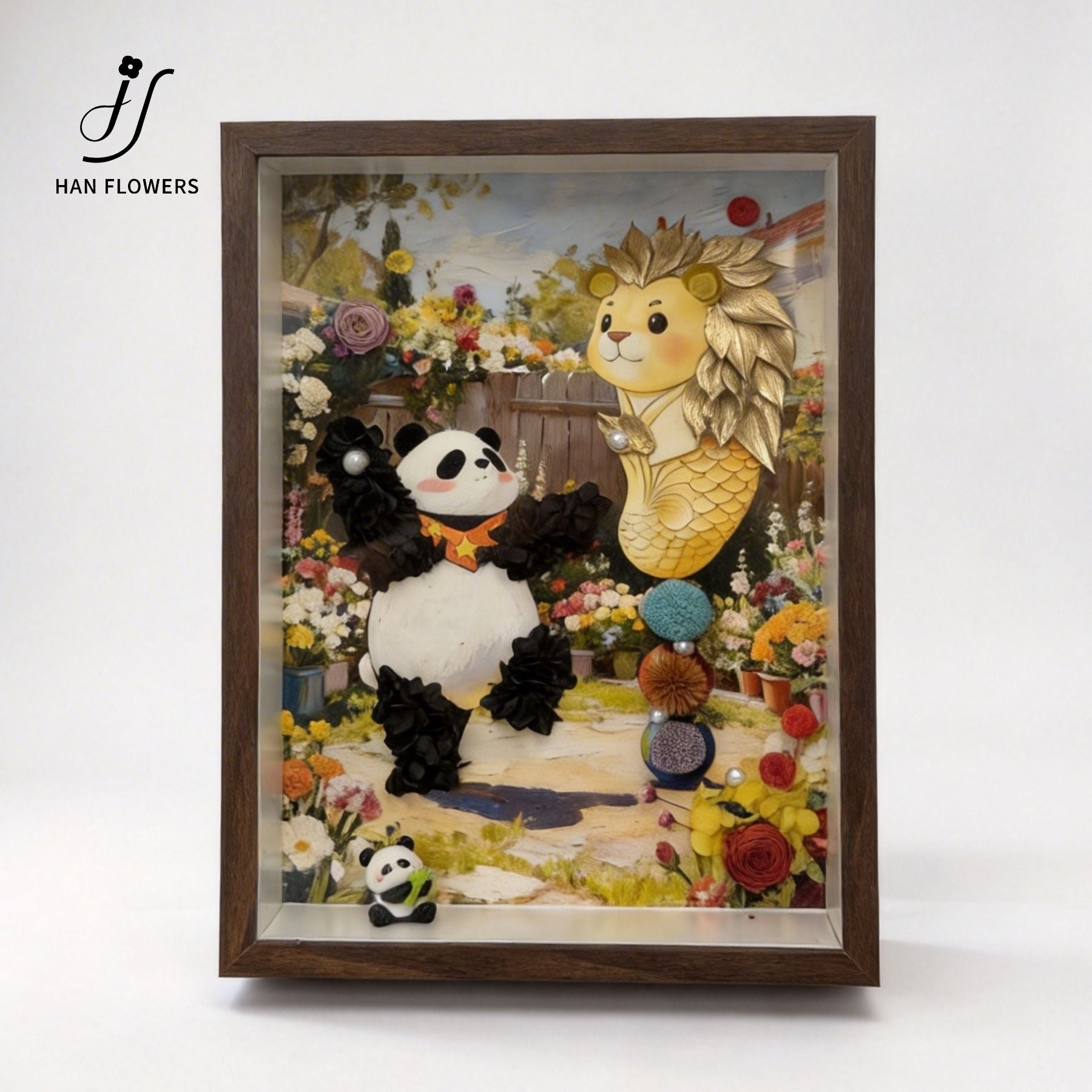 Preserved Flower Photo Frame
