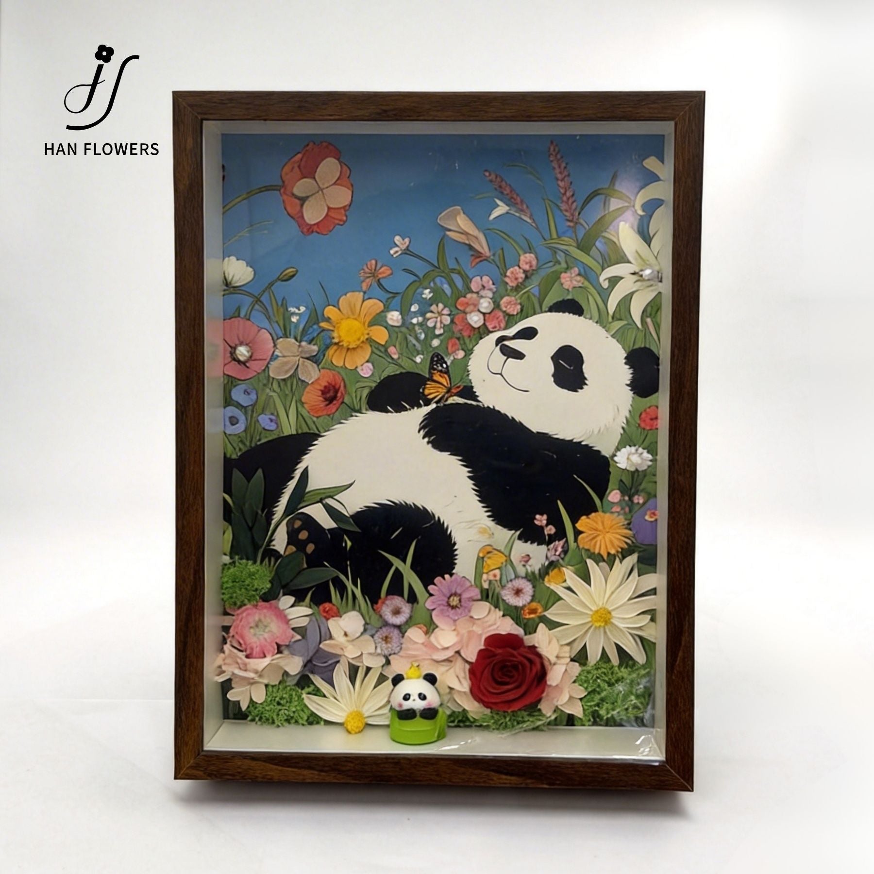 Preserved Flower Photo Frame