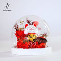 Crystal Lucky Cat Ornament