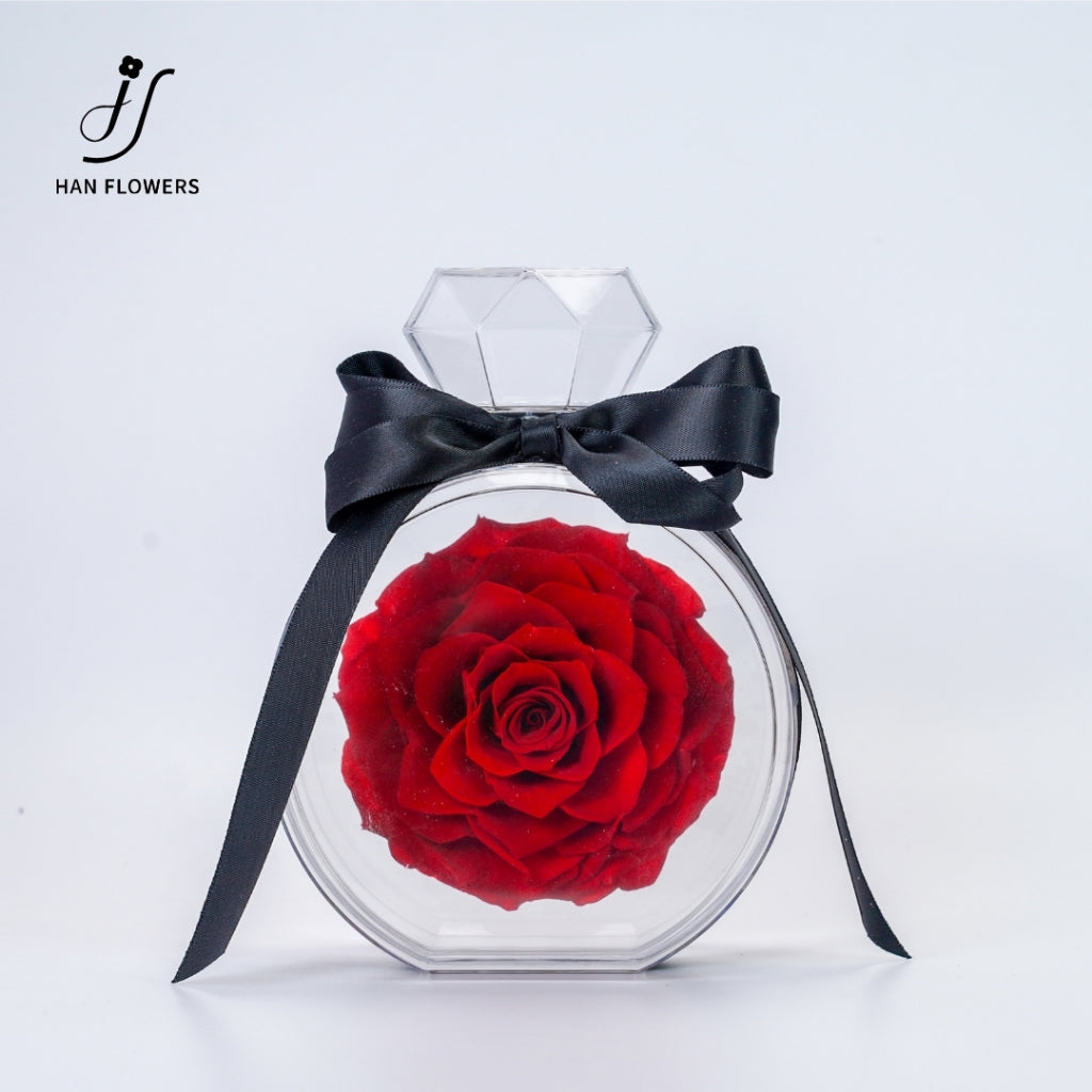 Perfume Bottle Preserved Roses