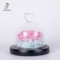 Single Preserved Rose in Glass Dome