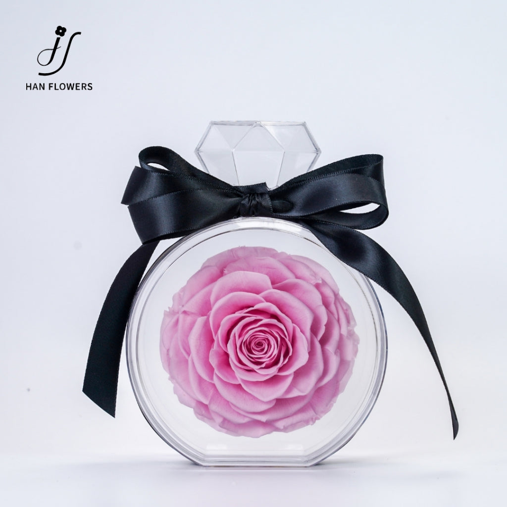 Perfume Bottle Preserved Roses