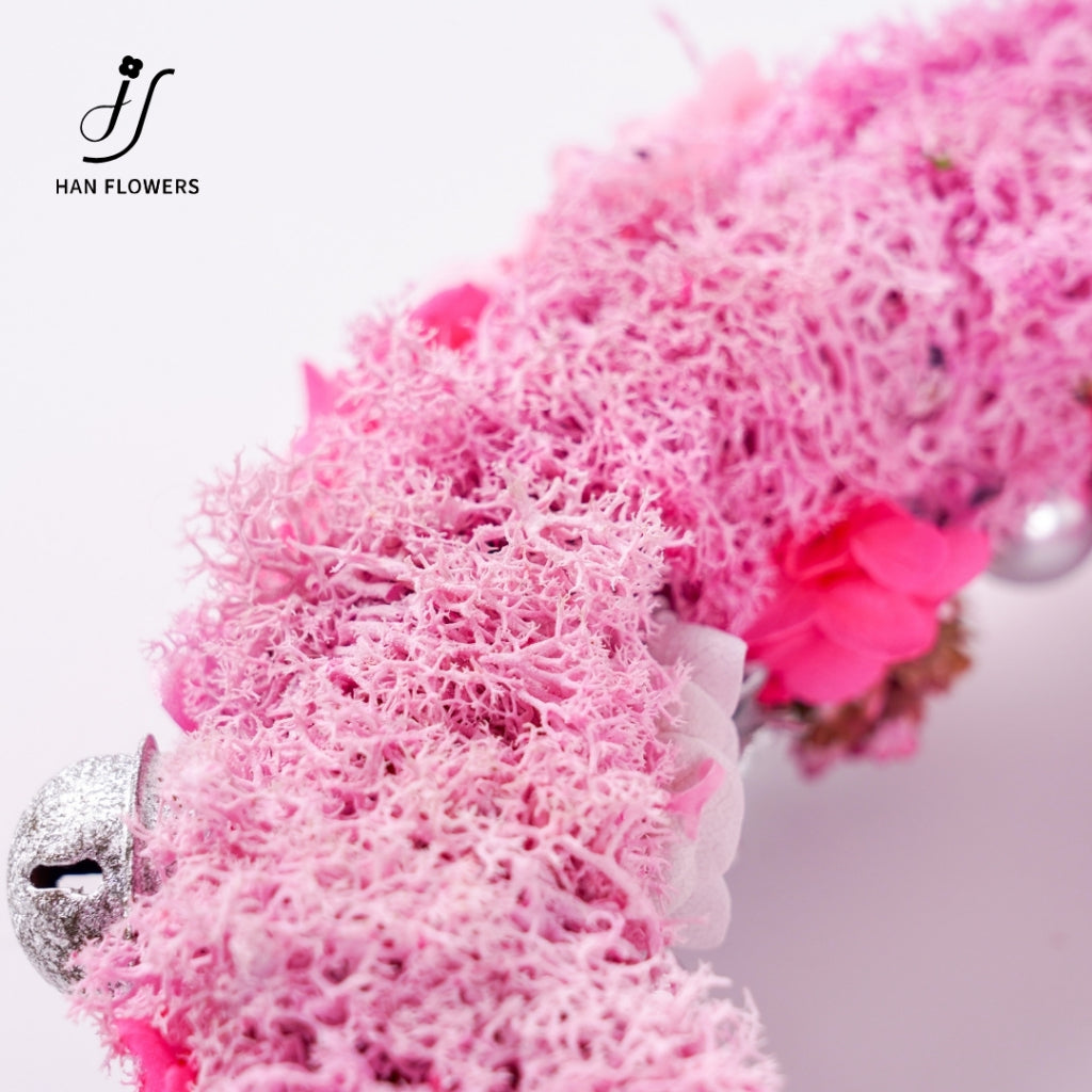 Pink Sparkling Christmas Wreath