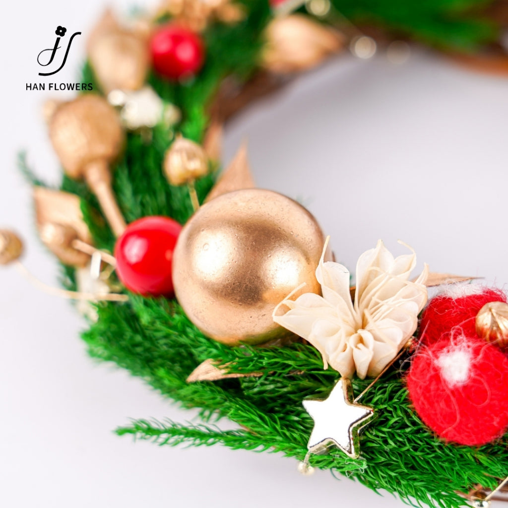 Vintage Style Christmas Wreath DIY Kit