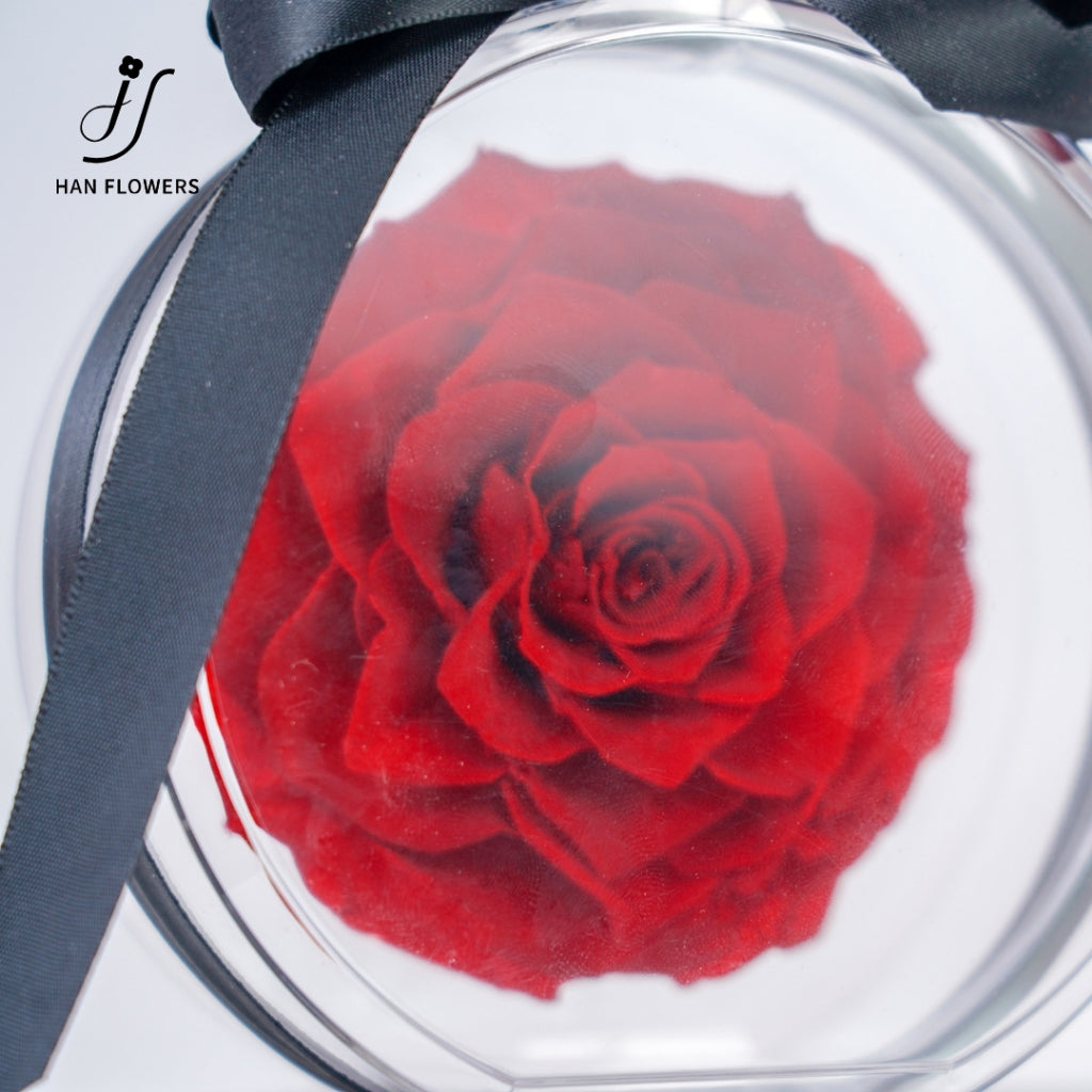 Perfume Bottle Preserved Roses