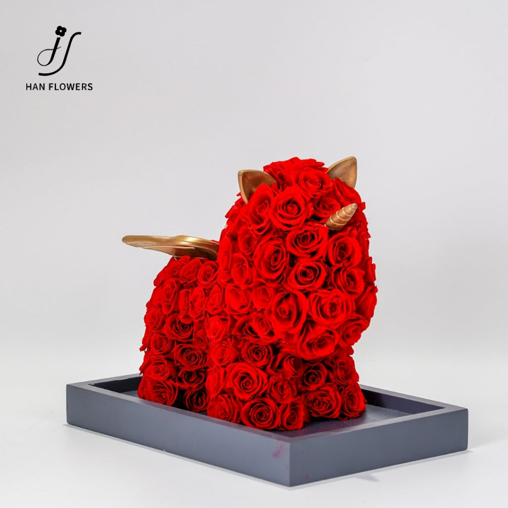 Red Roses Unicorn