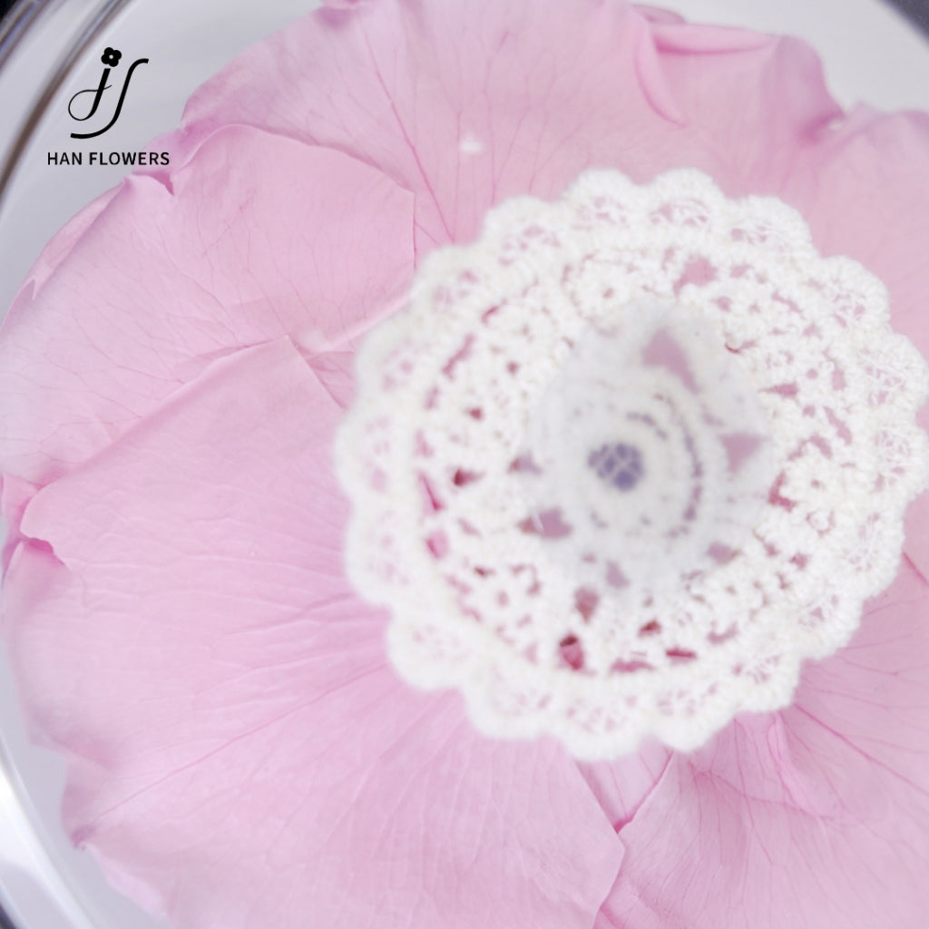 Perfume Bottle Preserved Roses