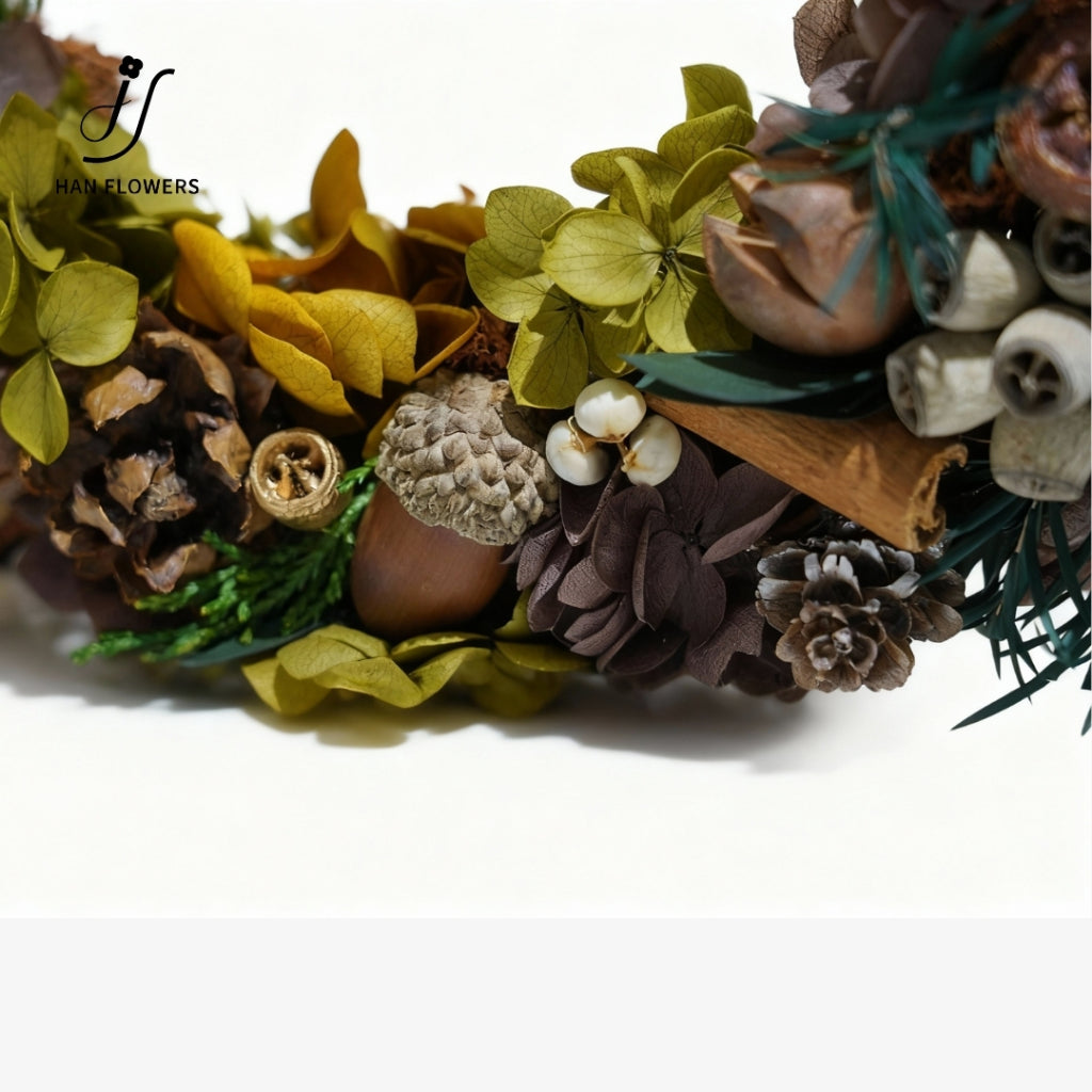 Nature Style Preserved Christmas Wreath