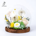 Velvet Glow Preserved Dandelion Flower