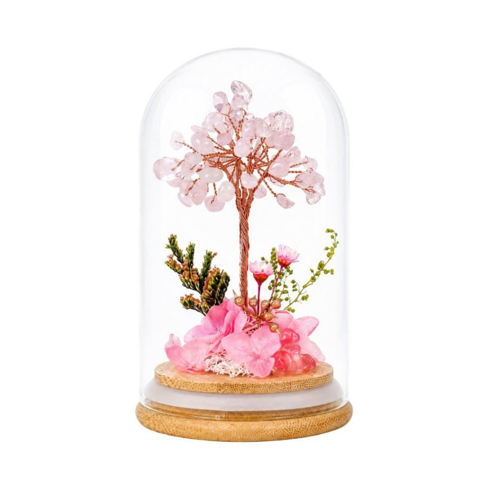 Crystal Money Tree Preserved Flower Dome