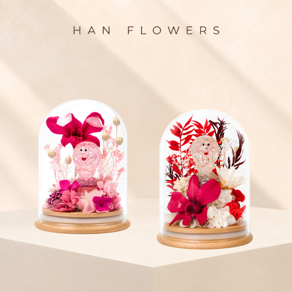 Merlion Preserved Flower Souvenir