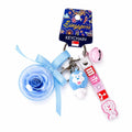 Merlion Preserved Rose Keychain